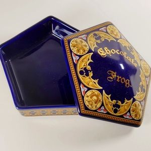 Chocolate Frog Ceramic Trinket Box